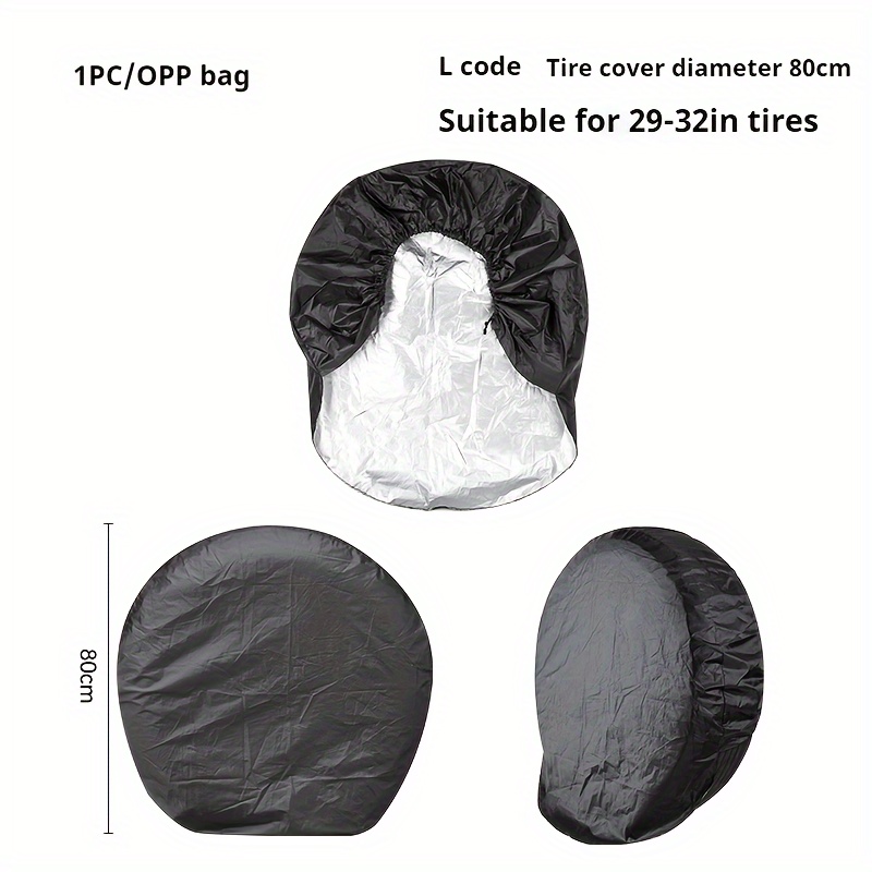 TEMU Car Tire Cover Rv Camping Tire Protector Spare Tire Cover Universal Tire Cover