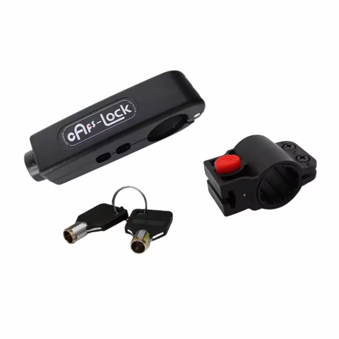 TEMU 4pcs Set: Bicycle And Motorcycle Anti-theft Lock   Keys   Lock Bracket, Portable Anti-theft Lock - High-strength Abs Material, Sturdy And