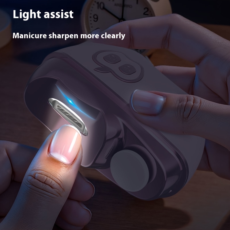 multifunctionele nagel trimmer en clipper set | usb oplaadbaar,  , compact voor hand- en voetverzorging, plastic materiaal 3