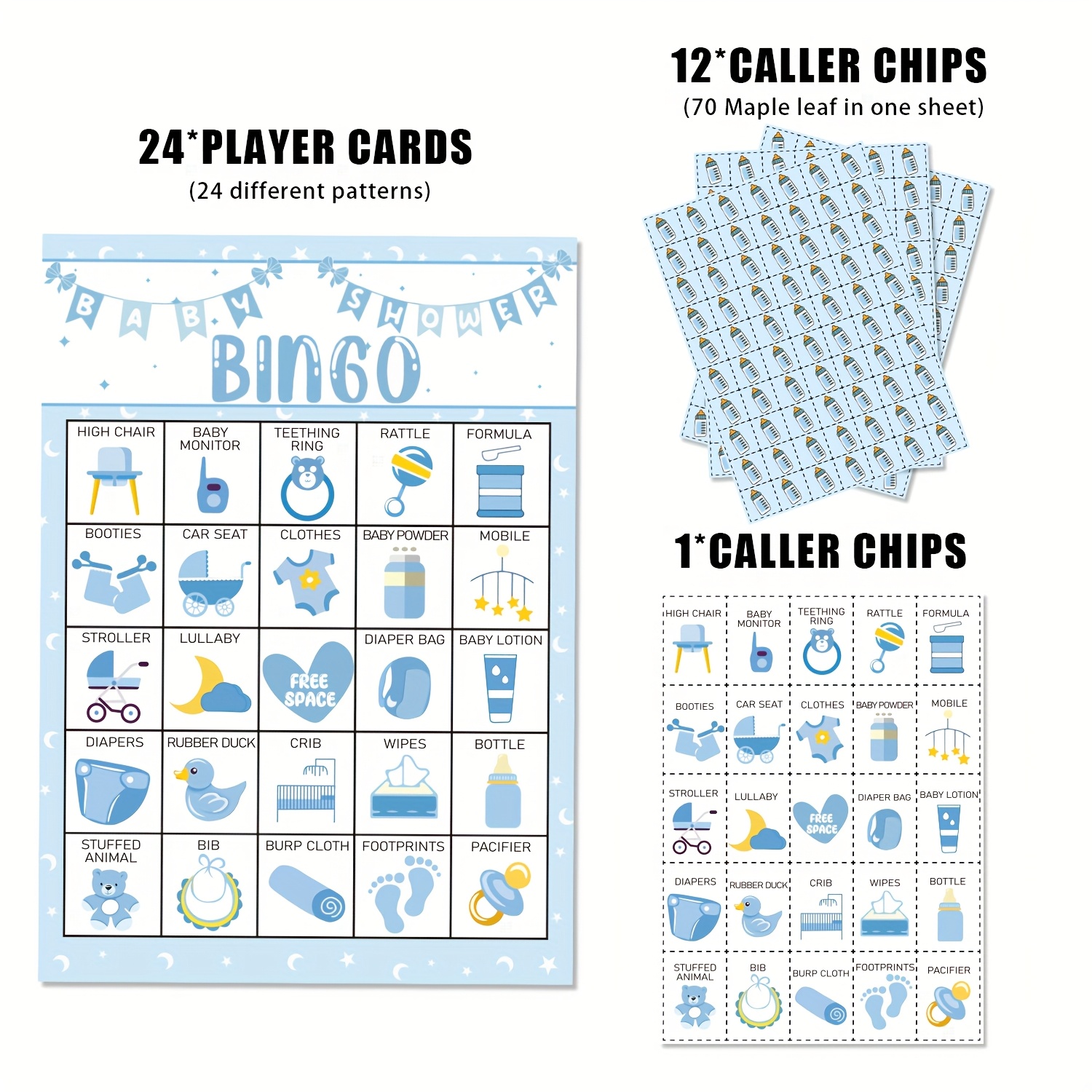 blue shower bingo cards shower Temu Australia