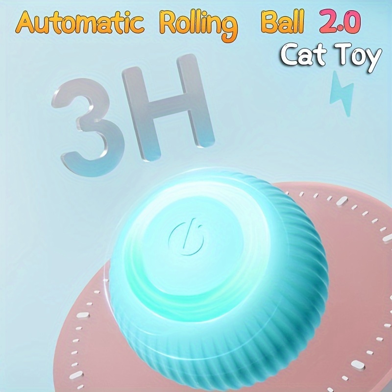 Smart Rotating Ball 2.0 intelligent Interactive Cat Toys - Temu Italy