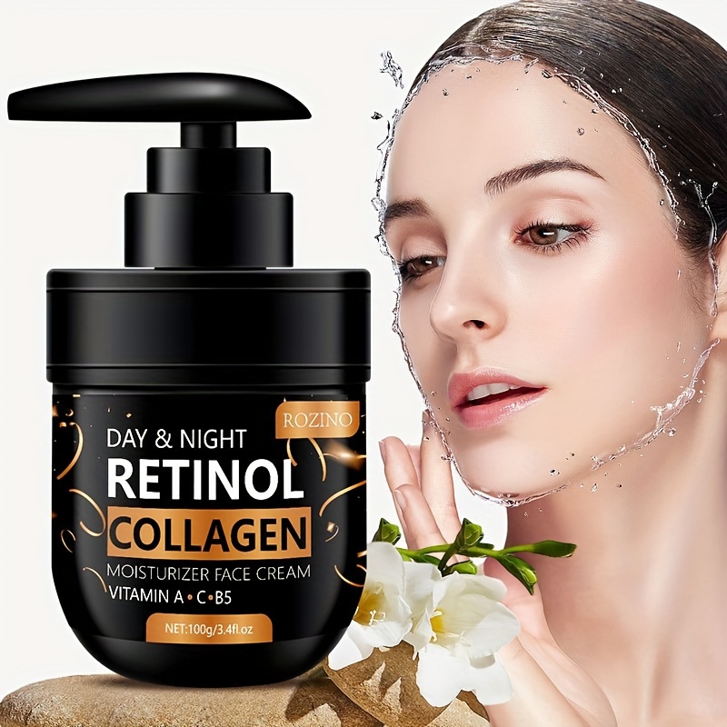 ROZINO 4pcs Retinol Skincare Set Firming, All Skin Types, Moisturizing & Firming, Caffeine Eye Cream, Face Cream, Moisturizing Cream, Facial And Neck Care Stick, Nighttime, Wrinkle Skincare Set, Skin Soft, Delicate And Smooth - Image 6