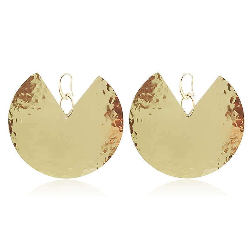 TEMU Earrings African Jewelry, Bohemian Style Earrings, African-themed Earrings, , Jewelry, Alloy Earrings, Texture Tribal Earrings, Oversized