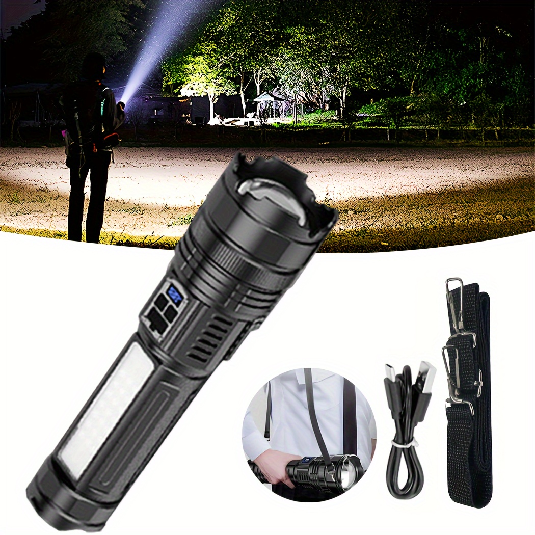 

Flashlight With Light - Usb Rechargeable, 7800mah Battery, Emergencies & , Thanksgiving