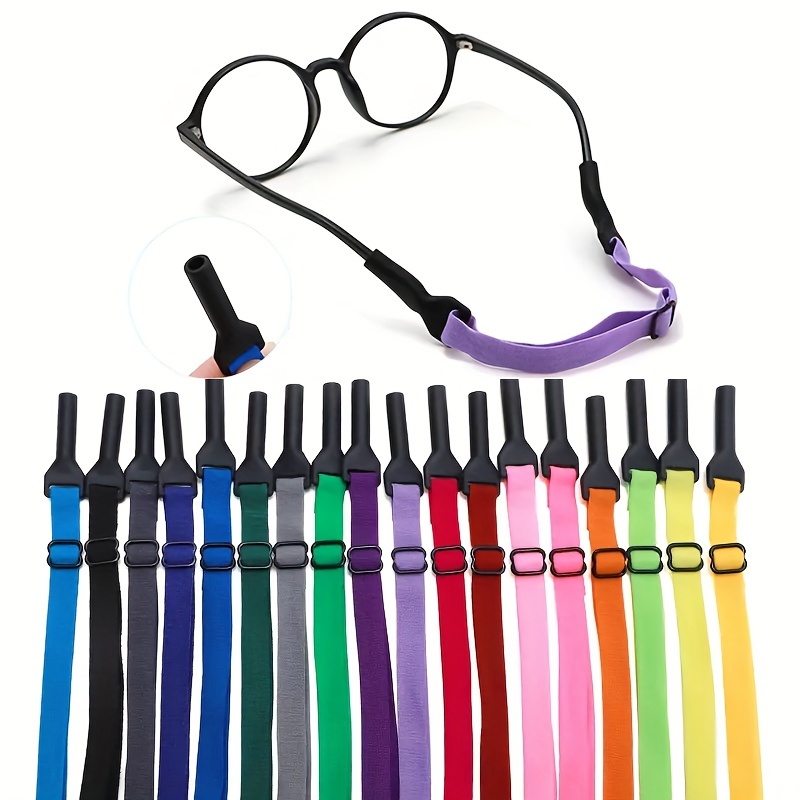 

5pcs Colorful Glasses Straps - , Non-slip Eyewear Retainers For