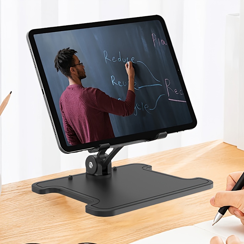 Image of Abs Material Tablet Stand Height Adjustable Multi-angle Foldable Tablet Stand