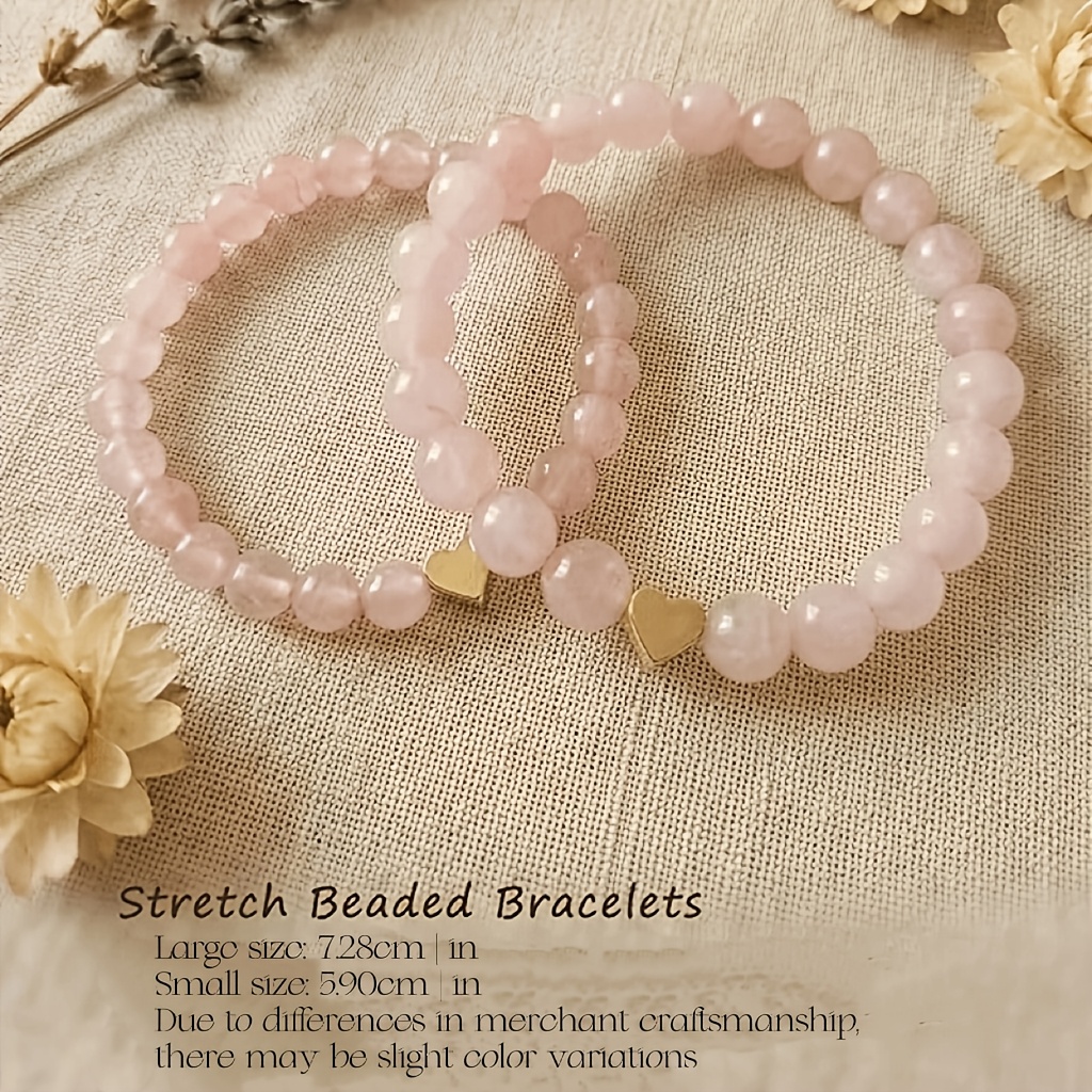 Mother's Day Heart-Shaped Bracelets for Family