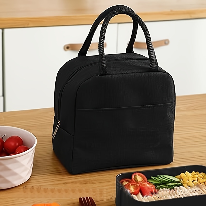 

Universal Oxford Cloth Lunch Cooler Bag - Portable Insulated Lunch Box Tote With Handle For Office, School, And Outdoor Use - Lightweight, Waterproof & Picnic Snack Bag - Lunch Storage Pouch