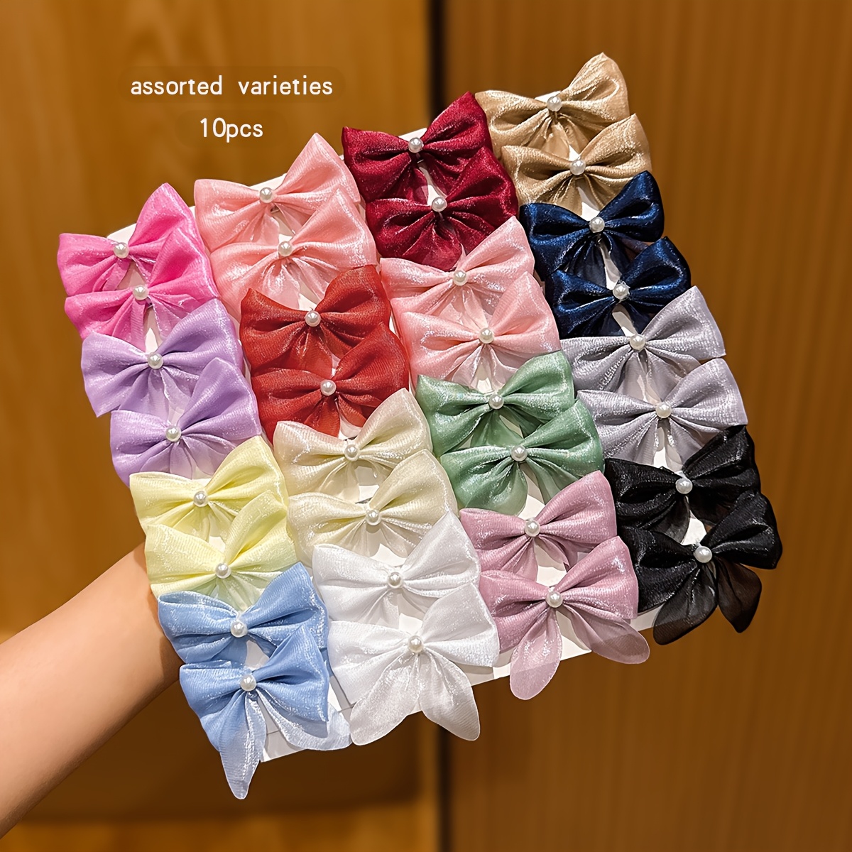 TEMU 10 pinzas para el cabello con aleatorios, horquillas de estilo , aptas para uso diario, accesorios de pelo asequibles