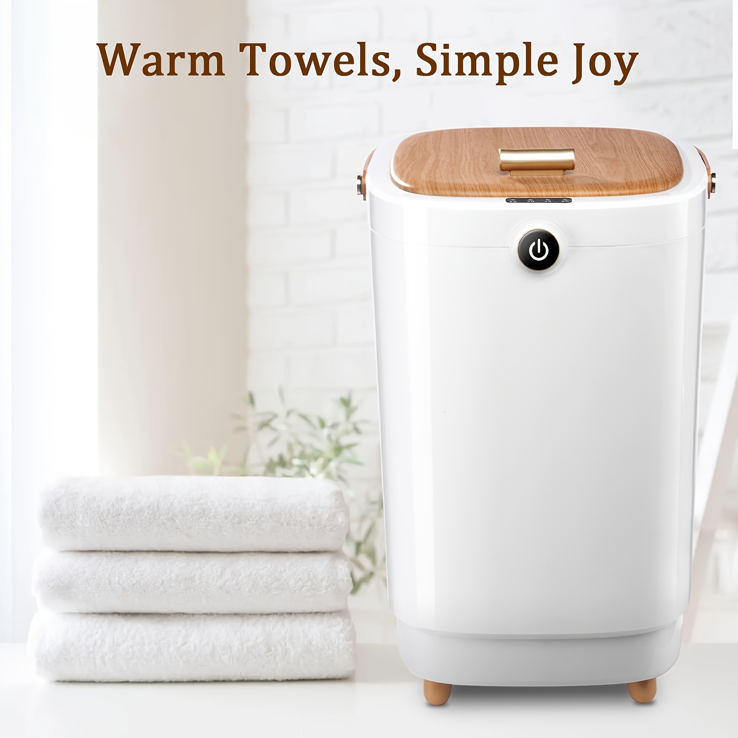 

20l Large Capacity Towel Warmer For Bathroom, Luxury Towel Warmer With 15/30/45/ Timer, Portable Spa Towel Heating Bucket, Can Hold 3 Extra Large Towels, Bathrobes And Blankets