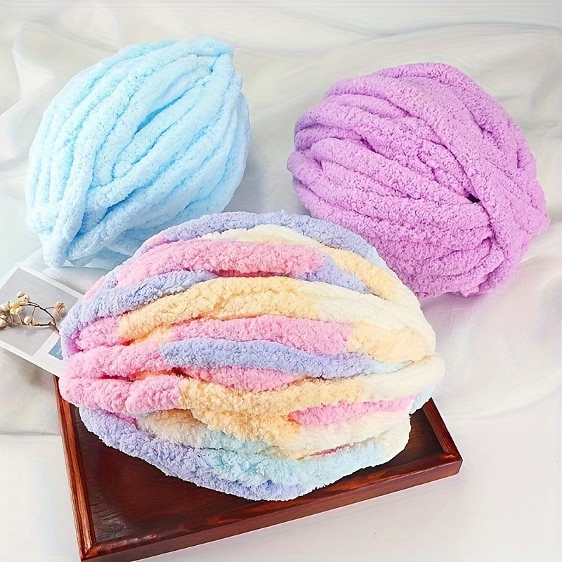 

1pc 250g Extra Thick Yarn, Hand-woven Diy Line Thickness Yarn, Cushion Pet Nest Line Iceland Scarf Hat Knitting Close-fitting Soft Extra Thick Yarn