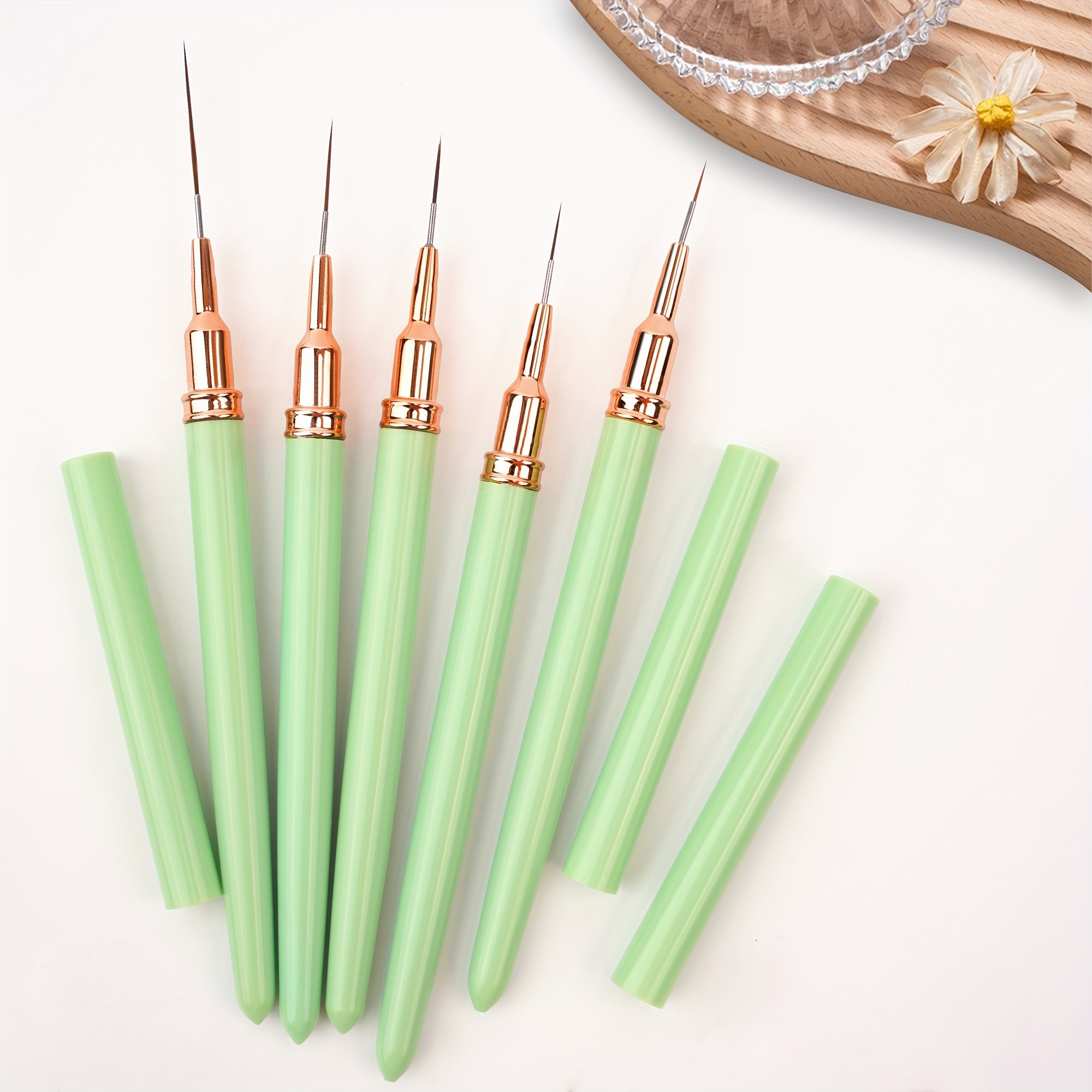 

5pcs/set Polish Brushes , Plastic , For Art And