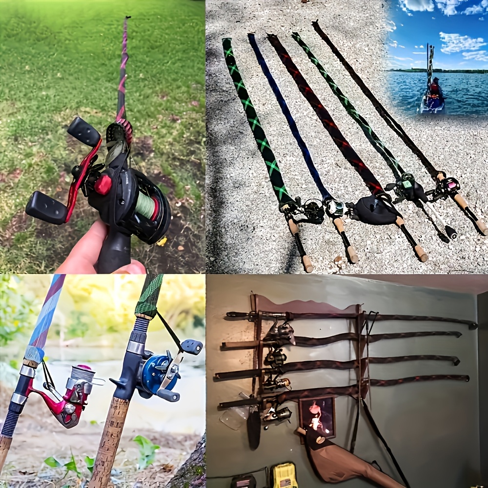 3pcs set fishing rod cover spinning rod sleeve cover fishing