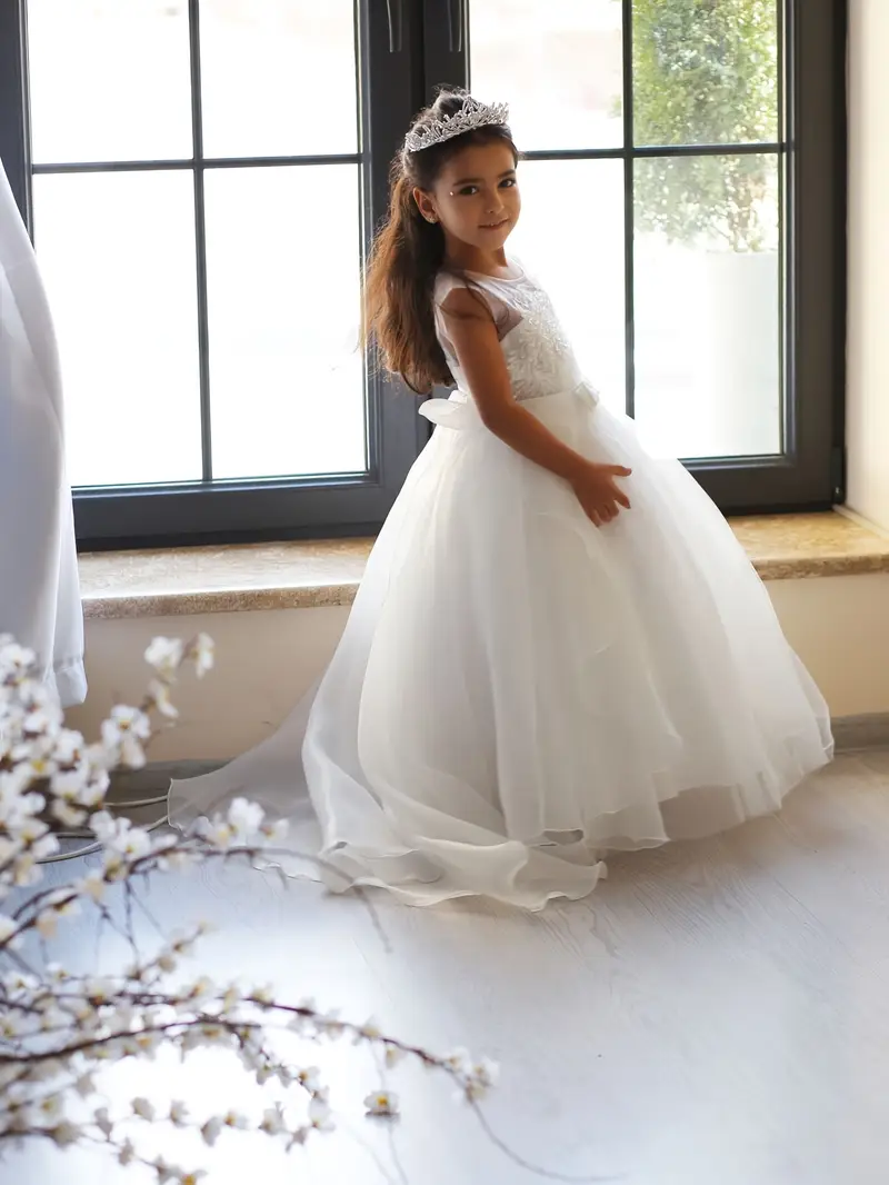 girls long sleeveless princess party dress embroidered - Temu Mauritius girls long sleeveless princess party dress embroidered - Temu Mauritius
