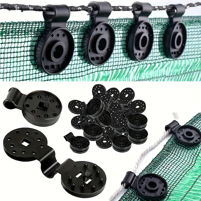 

60pcs, Sunshade Clips Plastic Instant Grommet Film Shading Net Clips Fast Installation Home Agricultural Sunshade, Garden Netting