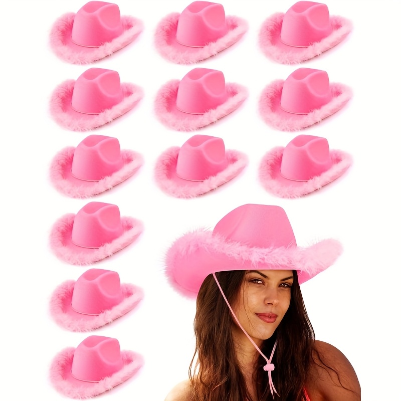 14pcs bridal cowgirl party set bachelorette feather cowgirl  display picture 2