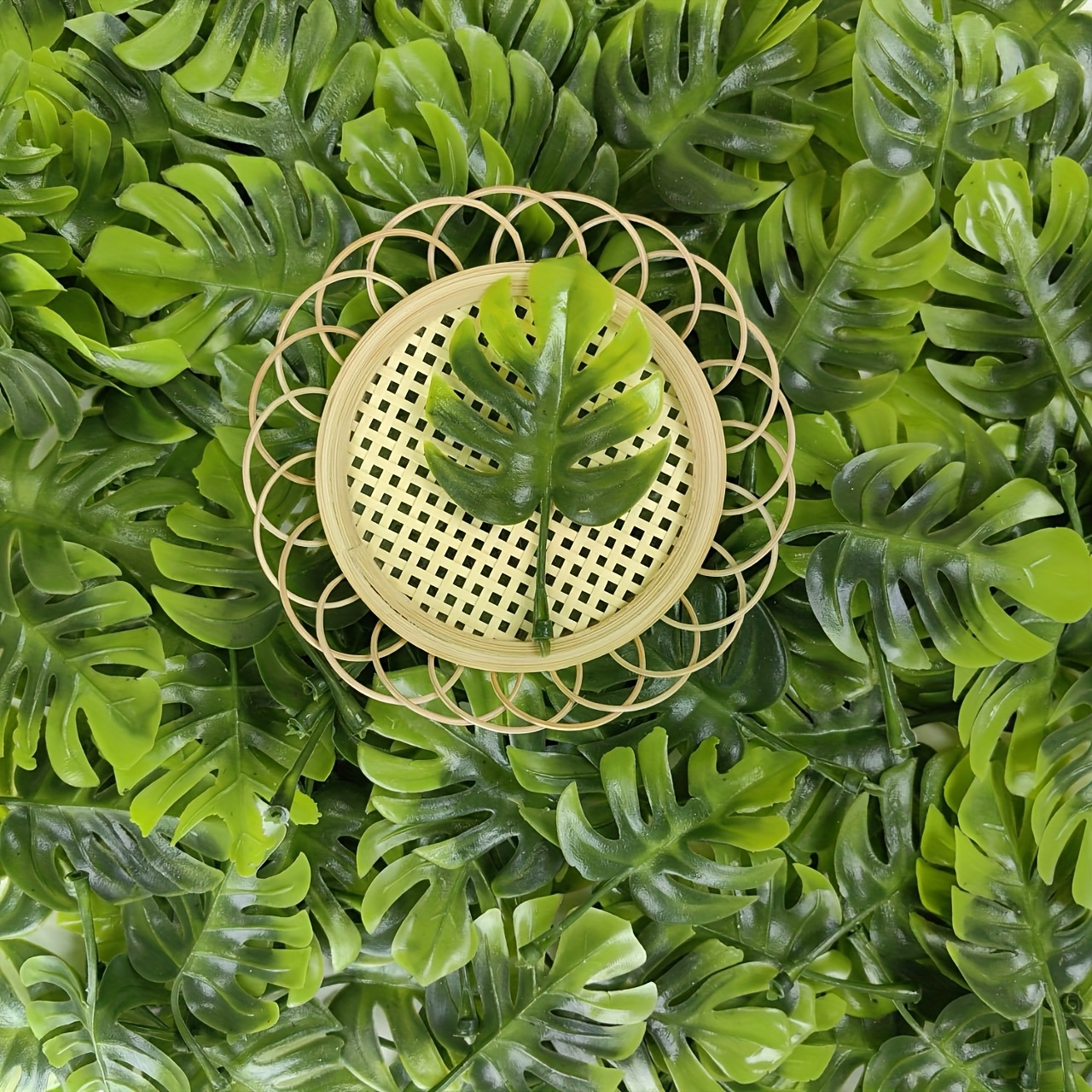 */100 Stck synthetische Monstera Bltter  Imitation Monstera * Bltter  fr Basteln, Hochzeitsdekorationen, Heimdekorationen, Geburtstagsfeiern,  Ostern und Thanksgiving  Tropische Bltter Deko fr ...