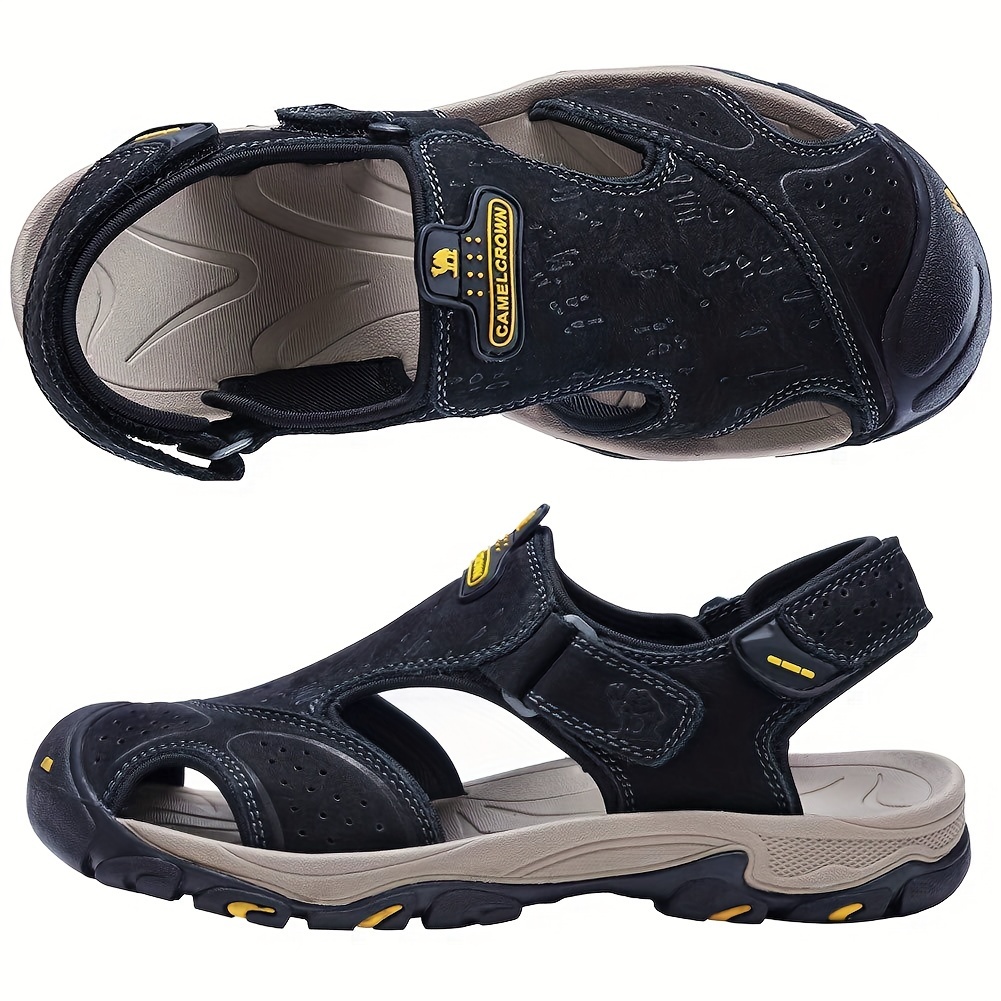 Casual Hiking Sandals Men\'s Navy  Athletic Cushioned Closed Toe Fisherman Shoes Amazon.com | CAMELSPORTS Men main image 2