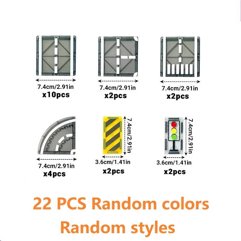 Image of Kids Games Magnetic Tiles With Extendable Magnetic Crane, City Construction Building Toys For Preschool Toys Ages 4-6 5-7, Gifts For 3+ Year Old Boys Girls Kids Toys With Car.random Color