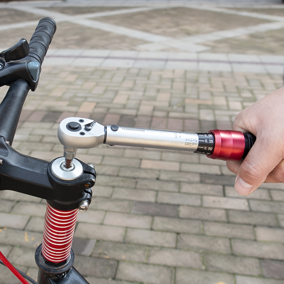 Torque Wrench 1/4-inch Drive, Click Dual-Direction Adjustable