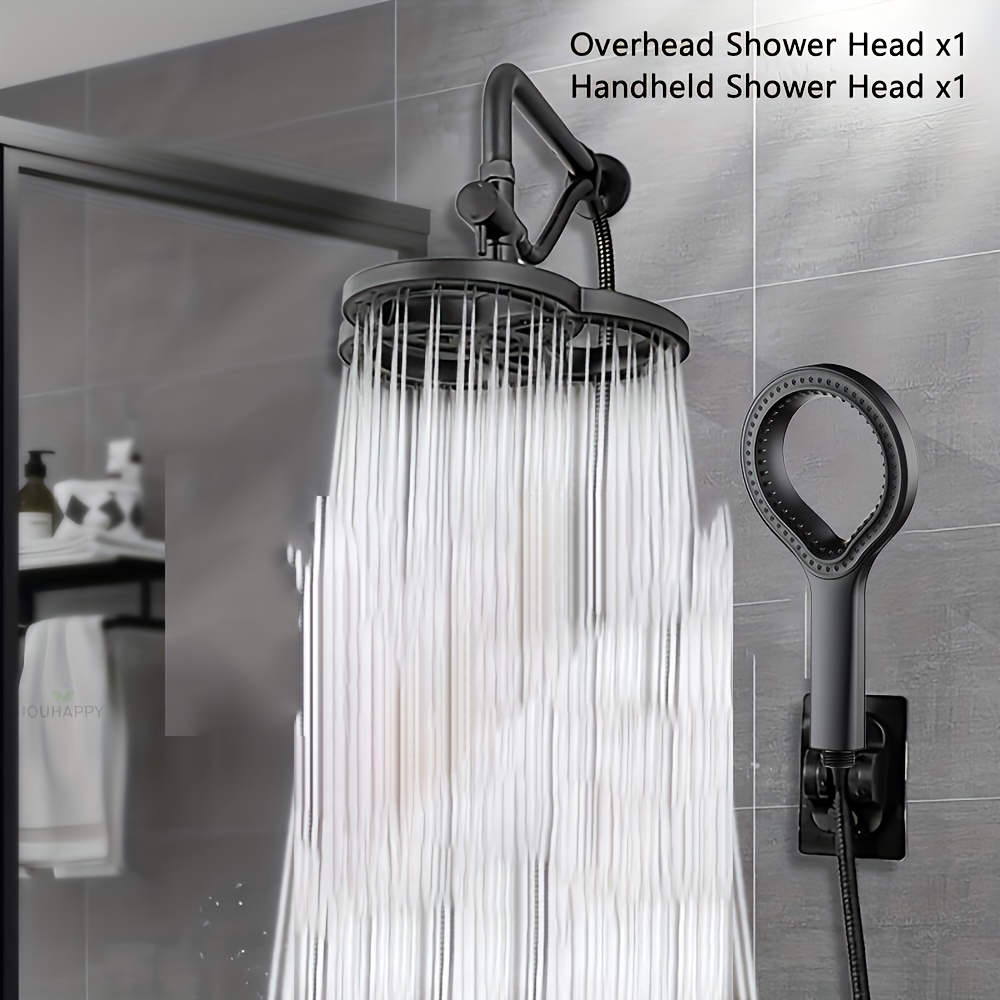2pcs Upgraded High-Pressure Handheld Shower, ABS Material