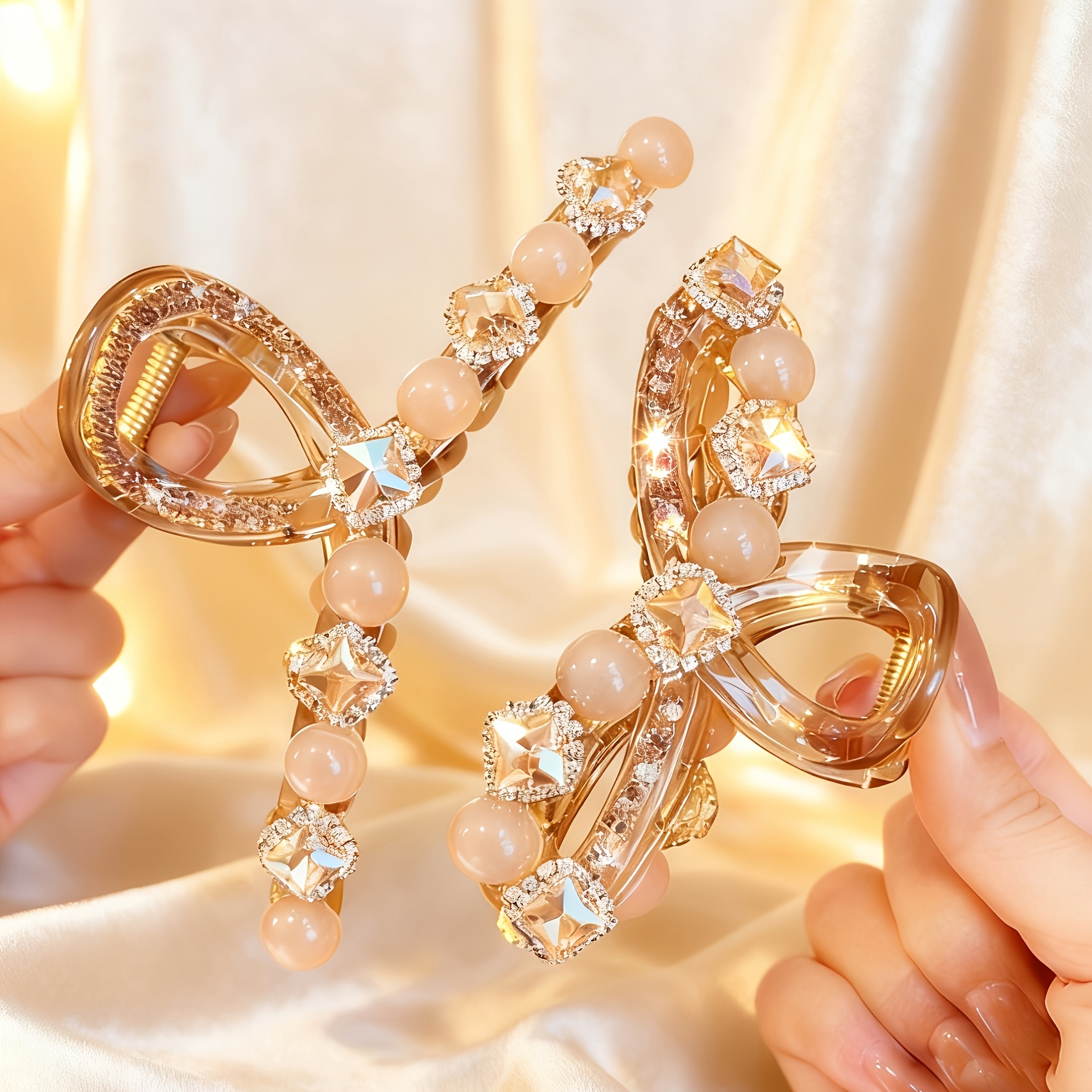 Image of Fashionable Hair Clip Decoration Hair Additions, New High-end Additions, Elegant Headwear