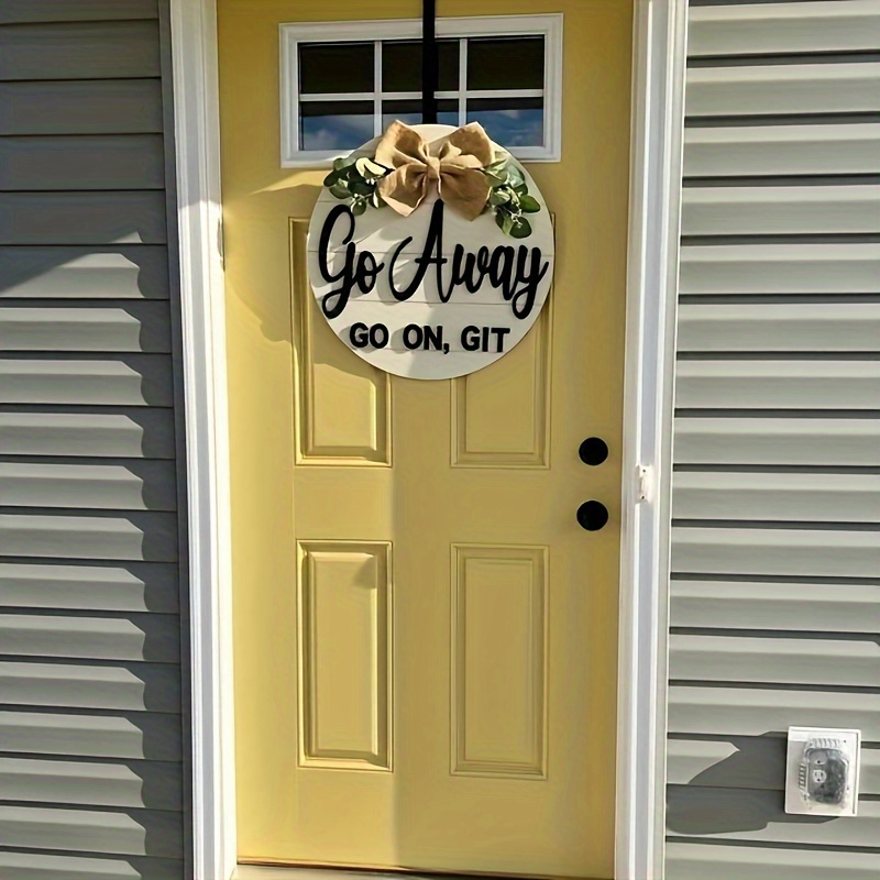 

1pc, Funny Door Decoration, Funny Housewarming Gift, Going Away Sign, Door Sign