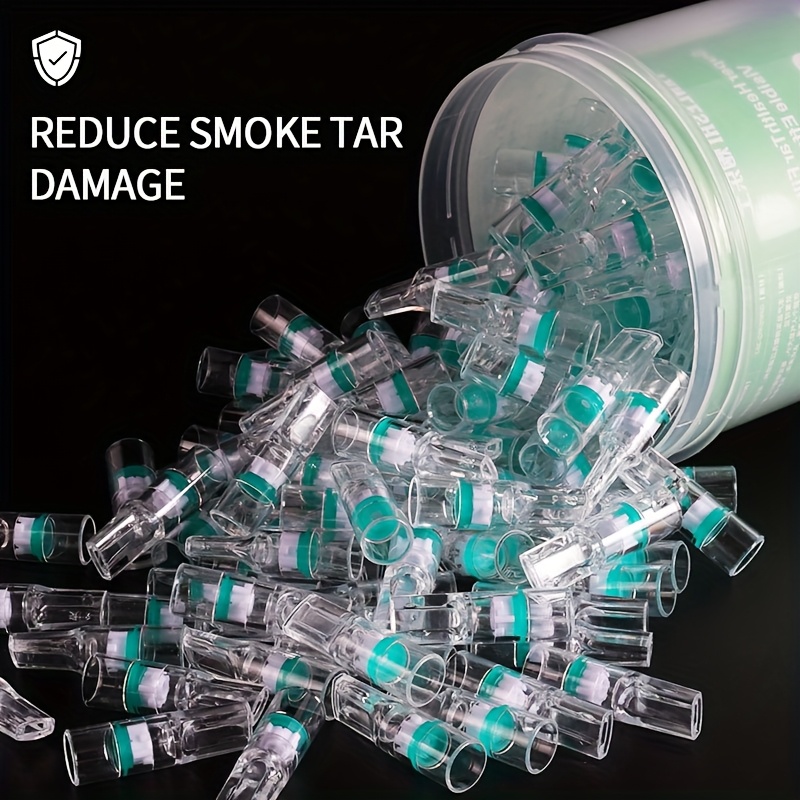how to reduce tar in cigarettes 100pcs cigarette filters remove tar chemicals reusable