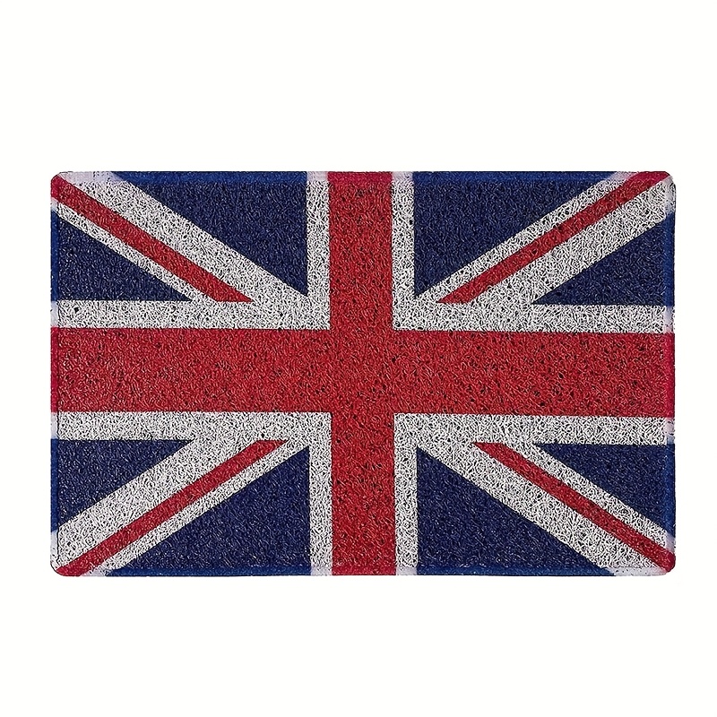 TEMU Nicoman Flag Doormat Uk British Sign Royal Mod Family Door Mat-(60x40cm, )