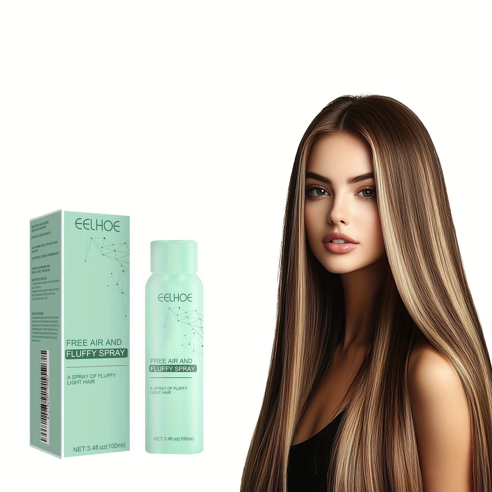 Leave-In Dry Hair Spray, Leave-In Conditioner And Detangler - Anti-Frizz Deep Conditioner for Split Ends And Breakage - for Curly, Dry And Damaged Hair, 3.4oz