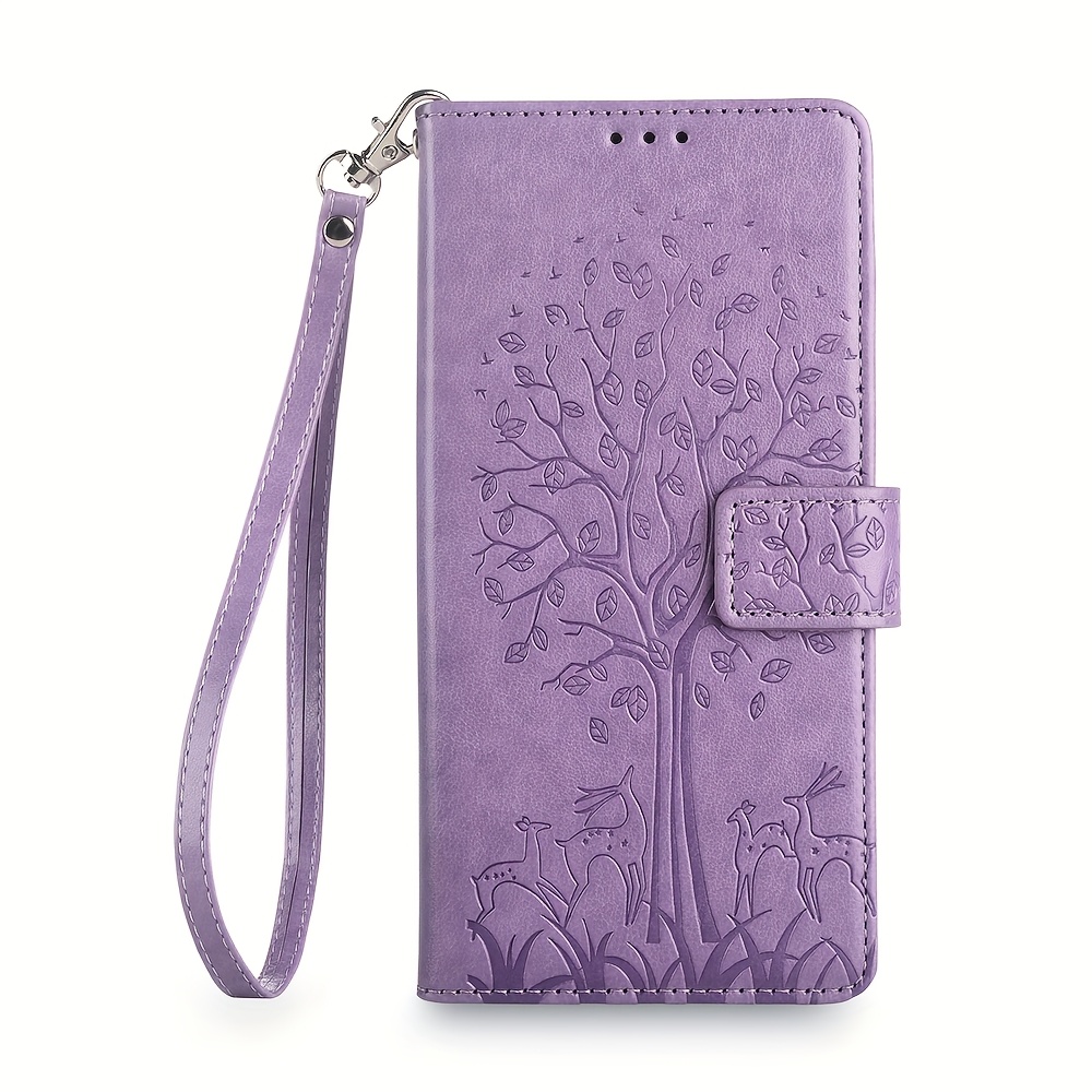 TEMU Phone Case - Suitable For Galaxy A17 A16 A15 A14 A13 A12 A26 A25 A24 A23 A22 4g 5g Trendy Phone Case With Card Holder Protective Printed With