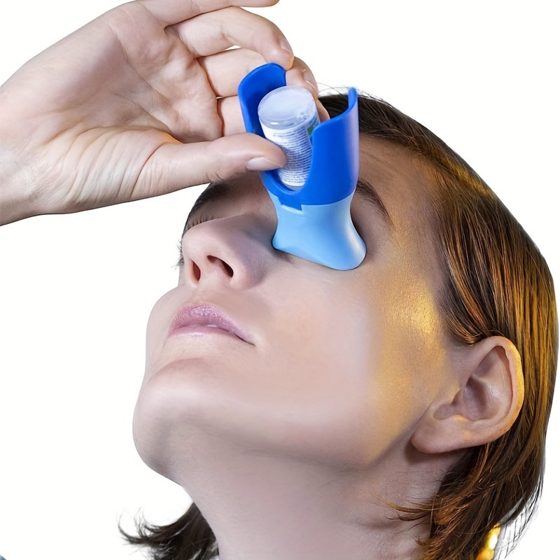 

Easy-use Portable Eye Drop Dispenser - Reusable, Fits Most Bottles, Ideal For Seniors &