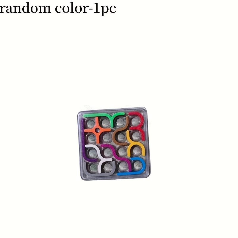 Image of Puzzle Game: Crazy Curve Sudoku & Geometric Line For Kids - Learning & Fun Gift Halloween Christmas Gift, For Party Games And Activities Random Color