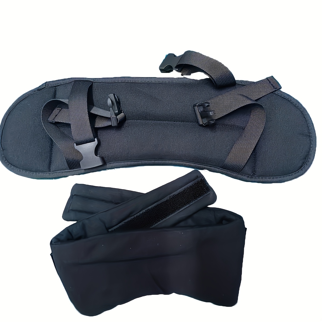 TEMU Oreiller de voyage pour avion, Support de tête stable, Masque pour et appui-tête d'avion épaissi, de voyage, Siège avec appui-tête fixe, Arrête