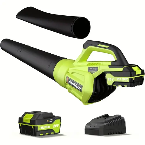 local warehouse cordless leaf blower 20v 22500 rpm high 400 cfm airflow for yard lawn garden leaves 4 0ah 0 lithium batteries fast charger ideal gift for diyers