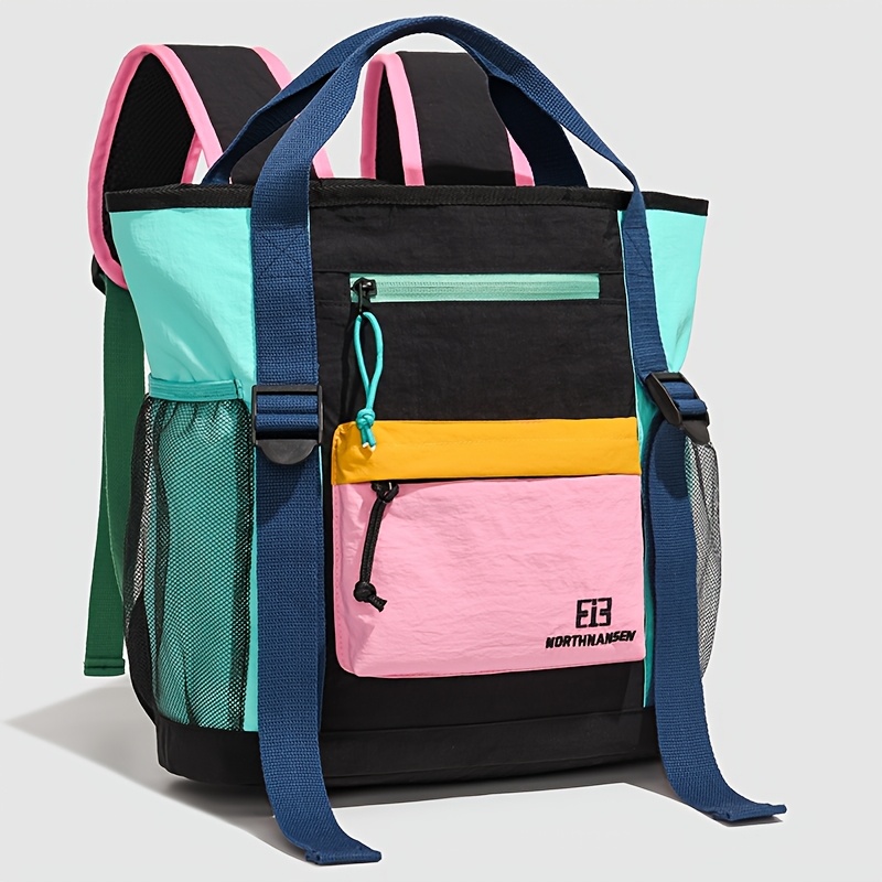 TEMU Women's Lightweight Large-capacity Travel Backpack, New Style Shoulder Bag For High School Students, Reduced-load School Backpack