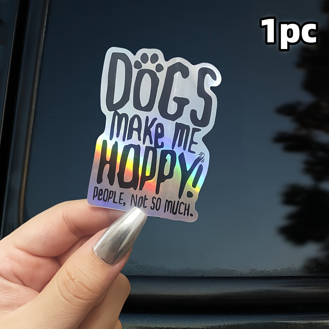 1pc/3pcs "!" Vinyl Sticker - Durable Matte Decal, Suitable For Cars, Laptops, And Walls | For Pet Lovers