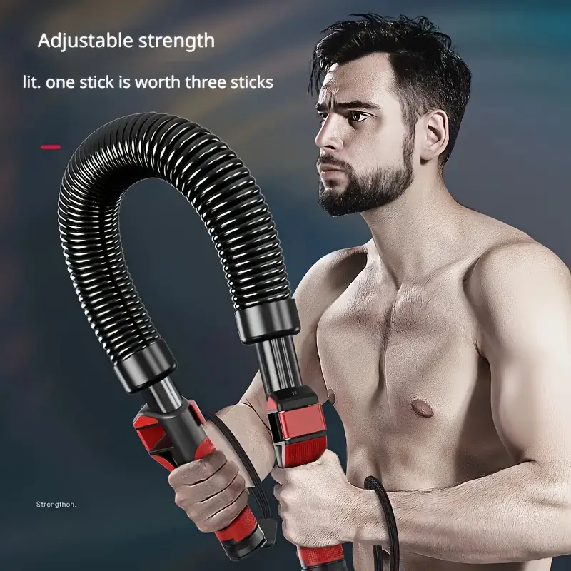 mens 40kg adjustable arm strengthener with 3 levels 20 40kg ergonomic chest forearm grip trainer for home gym compact portable design red accessories Product details 1