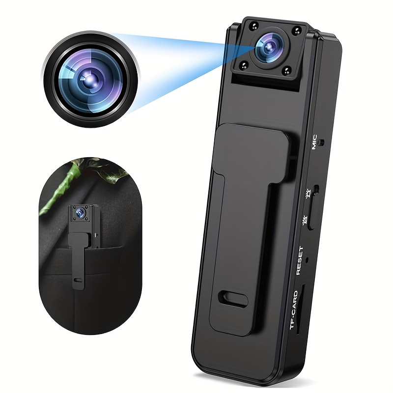 1 enregistreur vocal  9, portable et facile à transporter avec enregistrement 1080p full hd 2mp, clip de poche   — caméra audio portative pour  , sport, animaux,  ., cadeau idéal pour la rentrée ou toute occasion Détails du produit 0