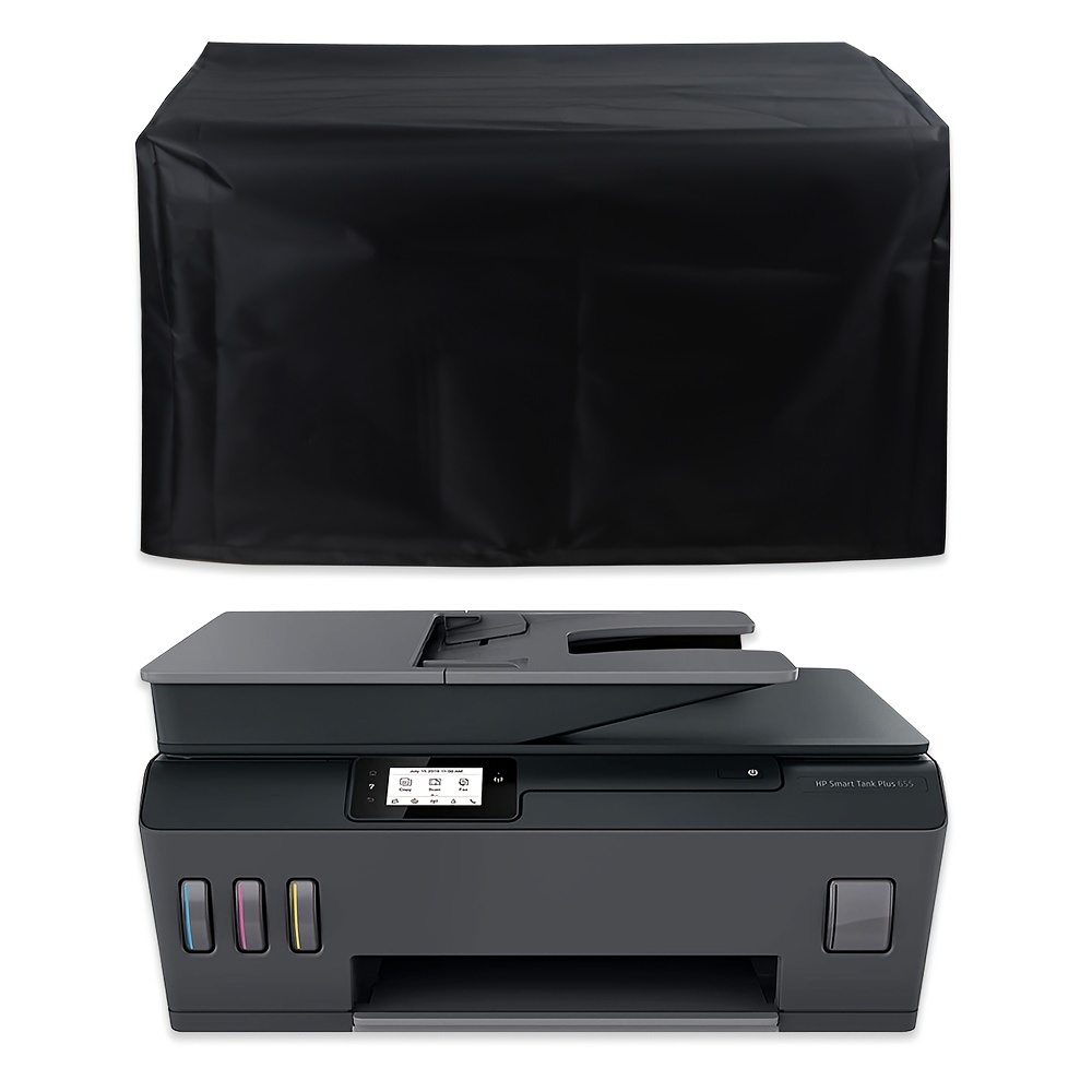 

Waterproof Printer Dust Cover - Sleek Black Nylon Protective Case With For Laser & Printers,