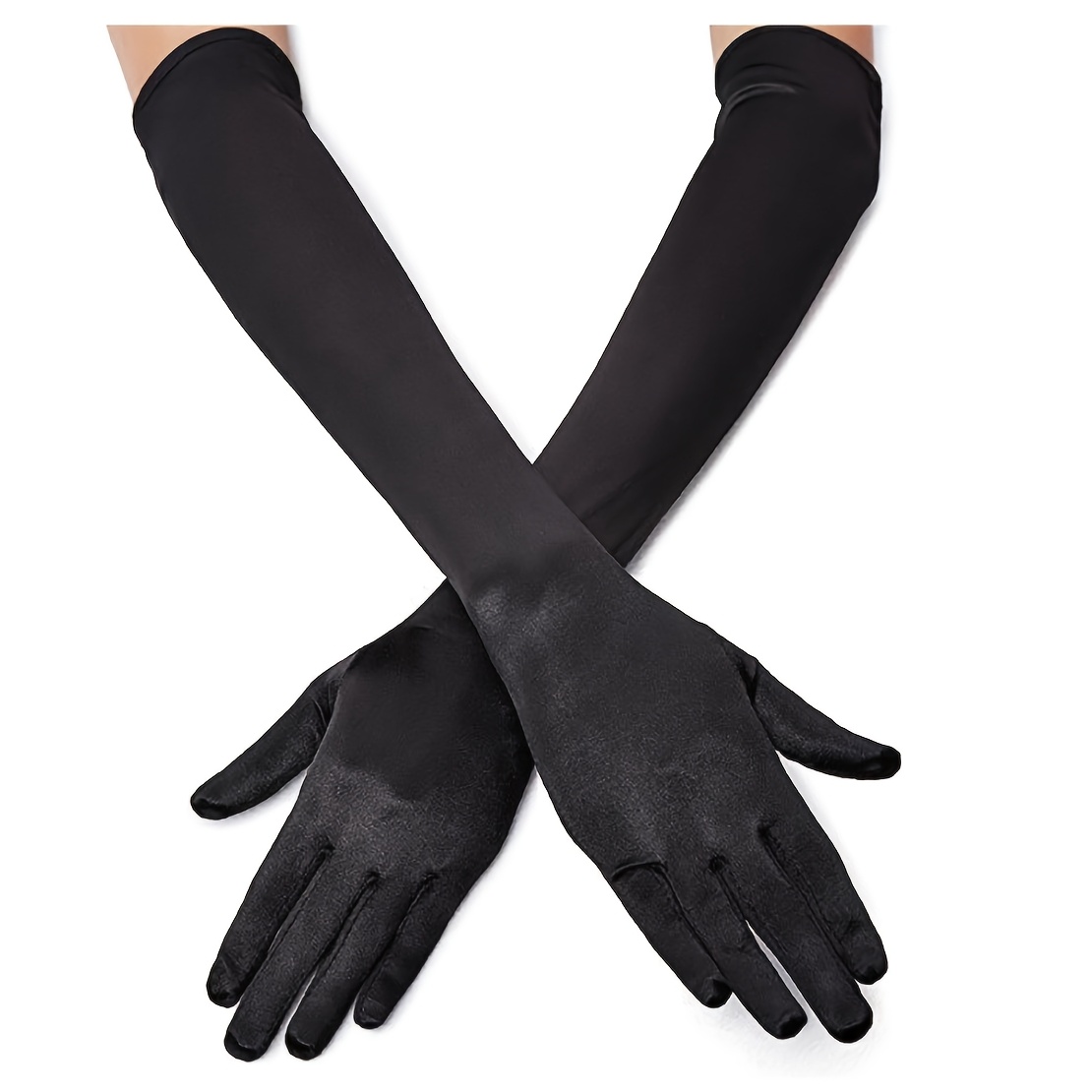 TEMU 2pcs Gants Extensibles Tendance - Confortables et Élégants, Parfaits pour , Événements et