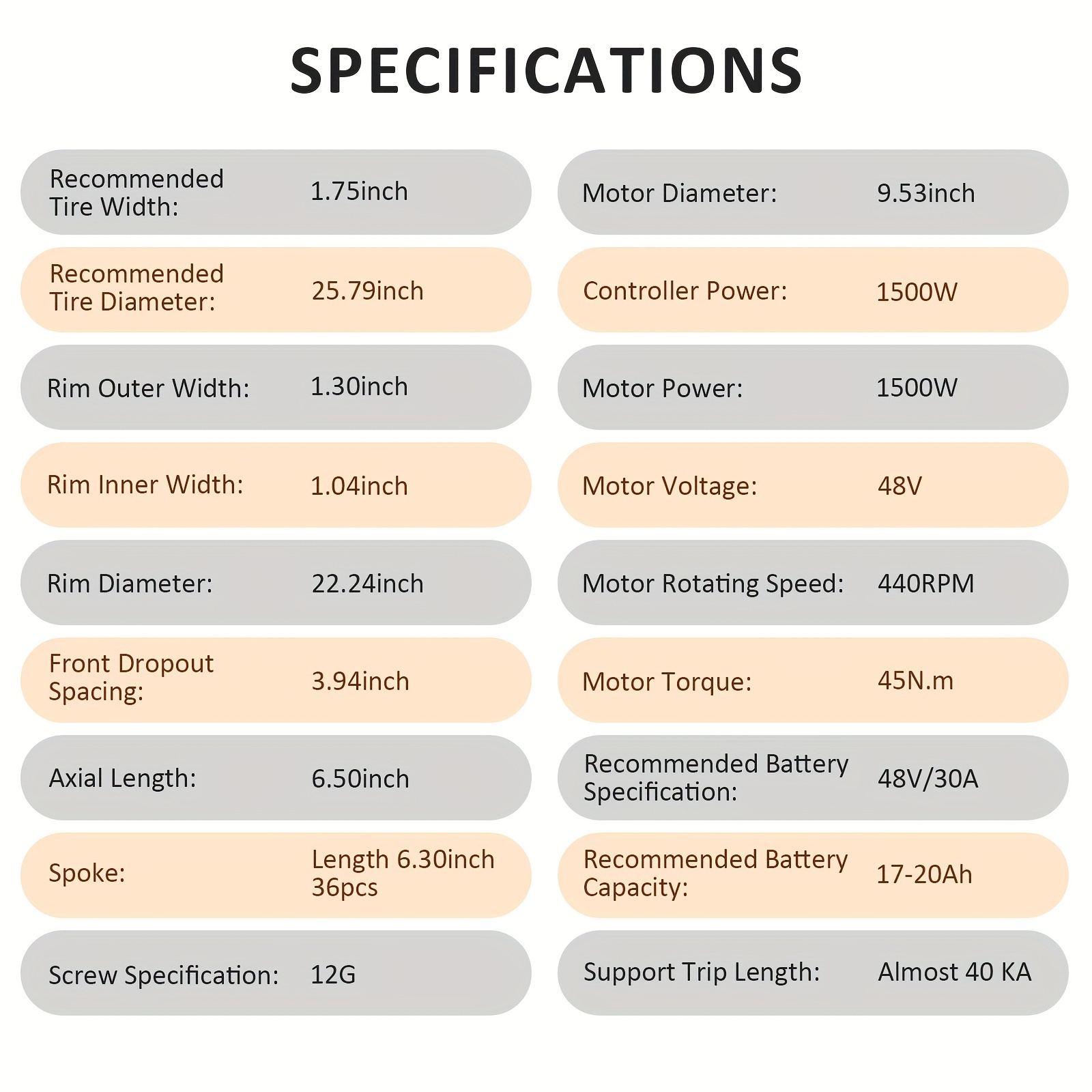 26 universal front wheel electric bike conversion kit e bike modification assembly Product details 5