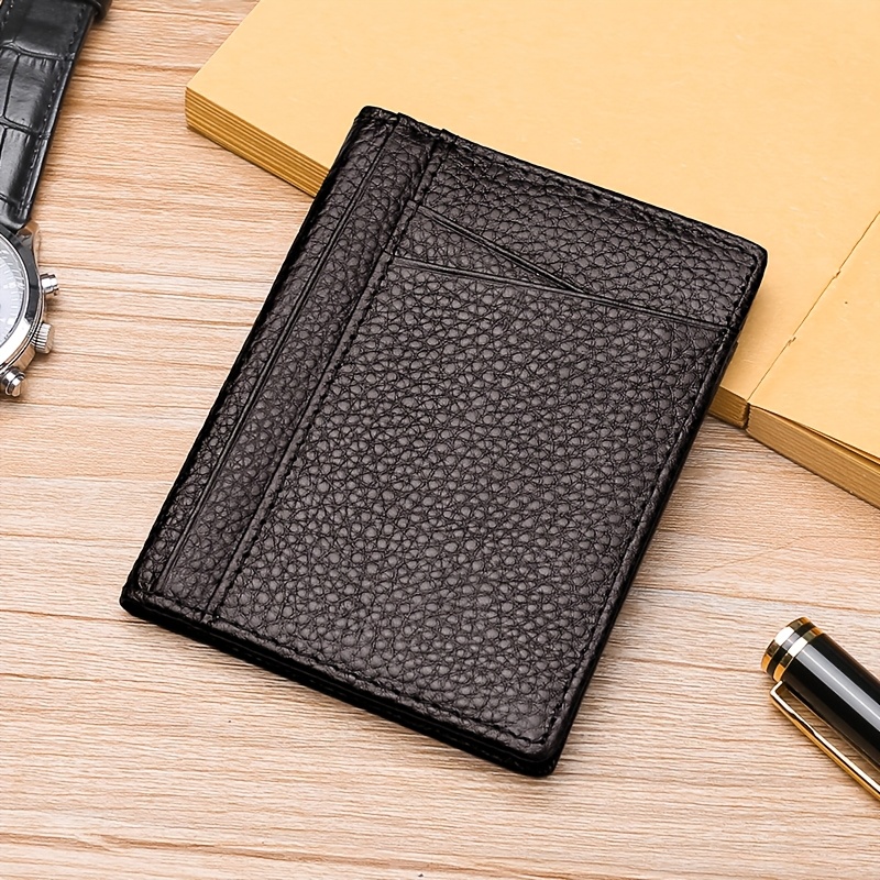 New Card Holder Ultra-thin Card Case Anti-scan Rfid Bag Id Case