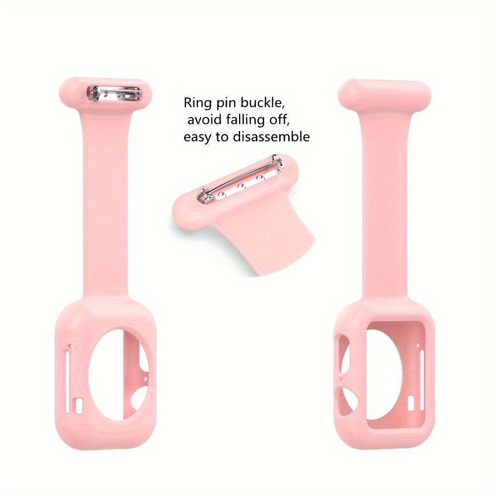

Soft Silicone Nurse Watch Straps With , Compatible With Apple Watch /7/6/se/5/4/3/2/1 - Waterproof And