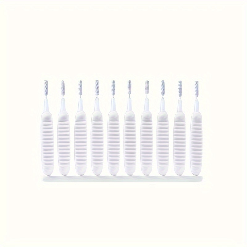 TEMU 10 pièces Set de Brosses pour Pommeau de Douche, Accessoire Multifonction Blanc pour Salle de Bain à Usage Domestique