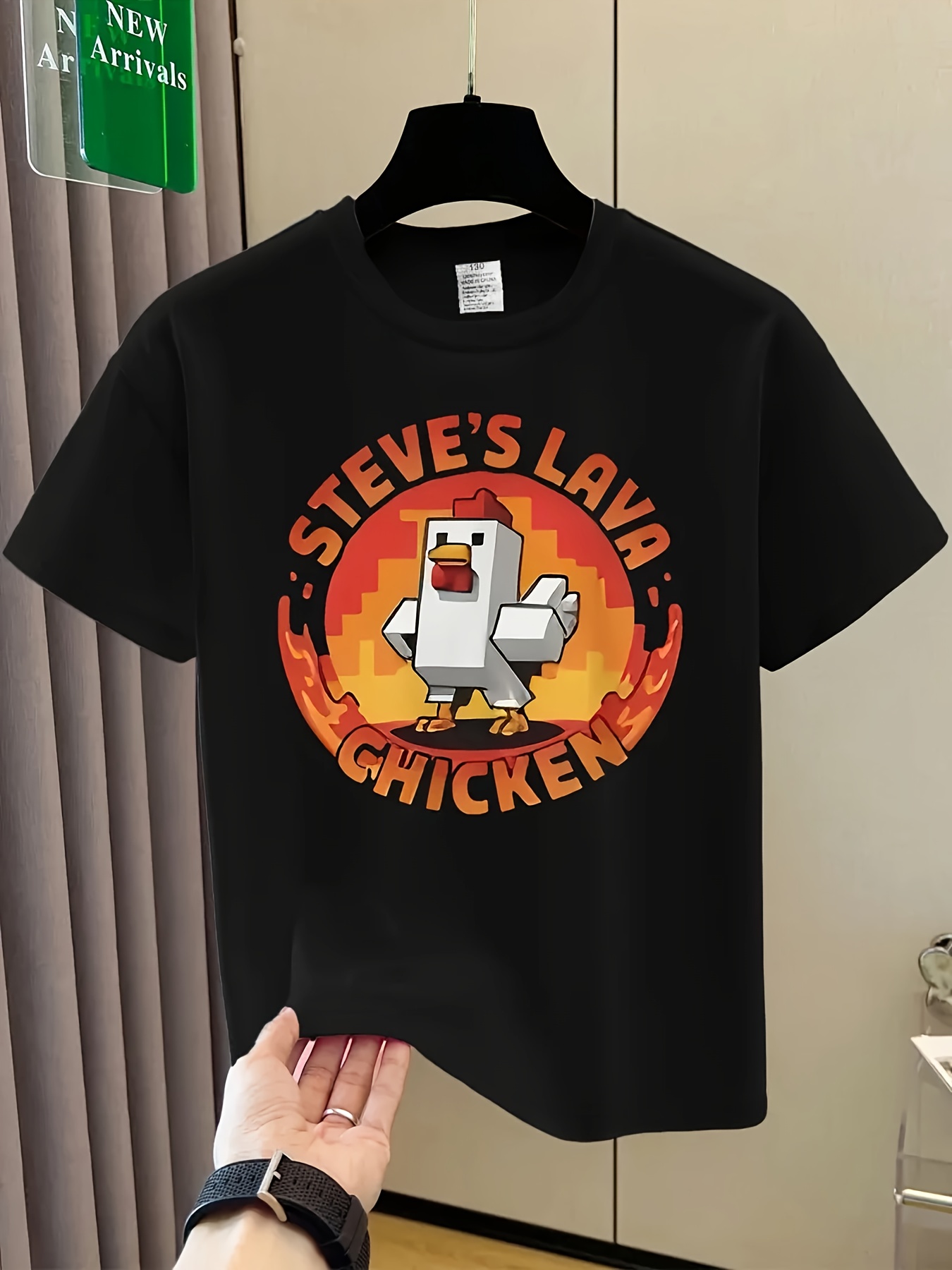 maglietta ragazzi volcano chicken Temu Italy