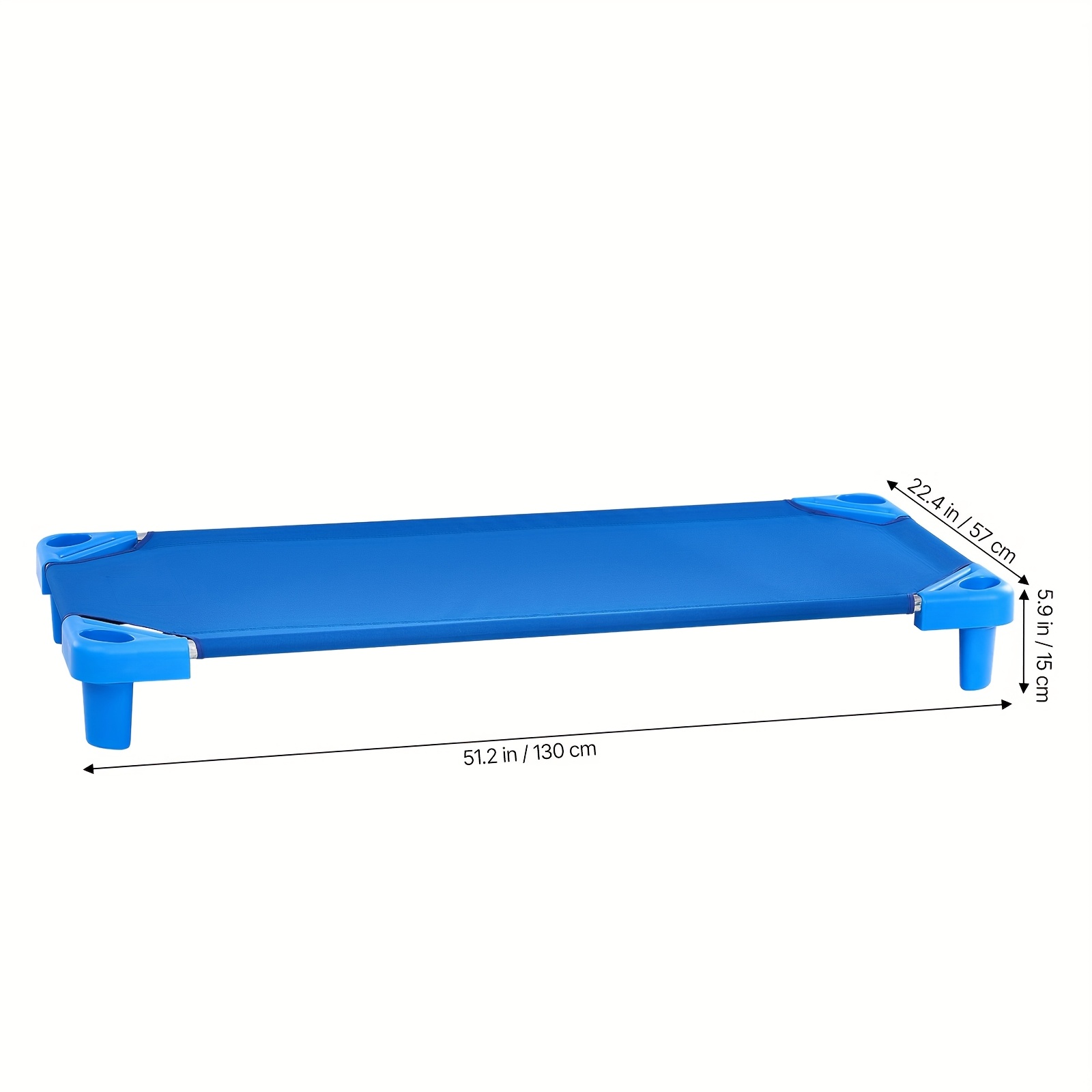 Stackable Cot, Set Of 4&6, Portable Toddler Nap Cots, Standard 52&*; L  X 23&*; W Daycare Cots for Kids, Preschool Classroom Beds,