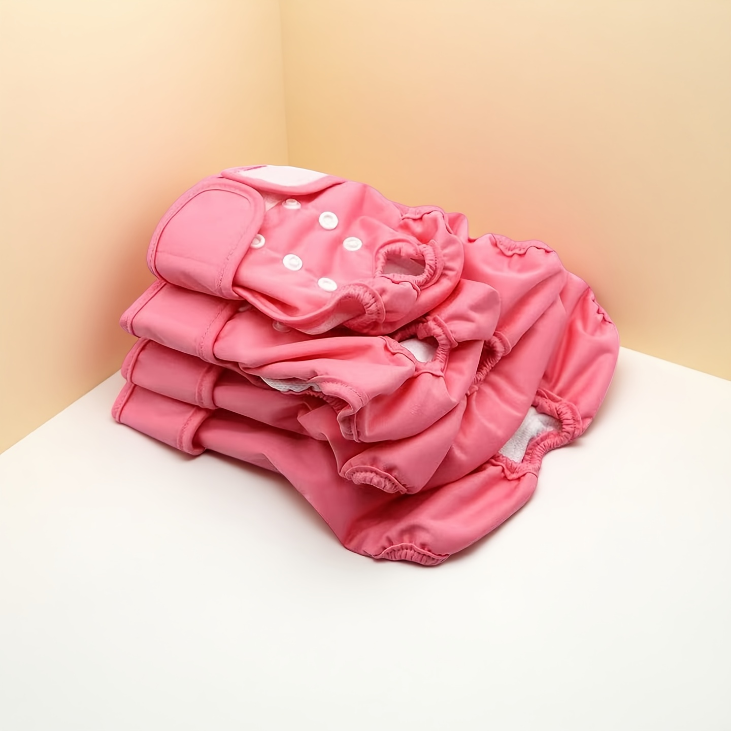Image of 1pc Washable Female Dog Diapers Reusable Dog Diapers For Female Dogs Absorbent Dog Dresses