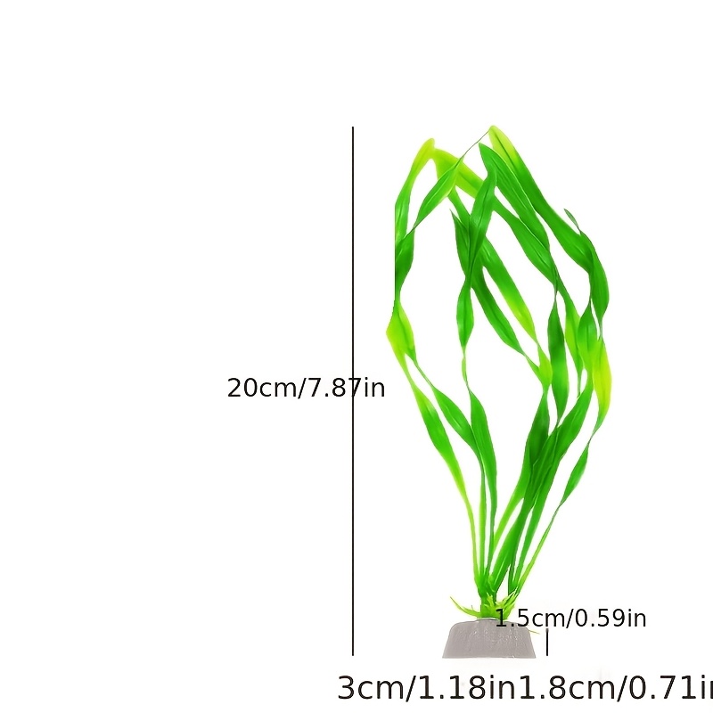 6pcs Of Artificial Aquatic Plants For Aquarium Decoration, And Suitable For Fish Tanks
