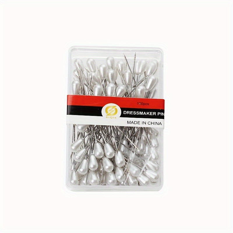 MAEXUS Stecknadeln 100 Stück | Bunte Köpfe | Für Nähen & Basteln